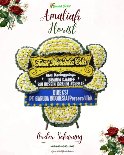 Papan Bunga Duka di Sukadana Ham