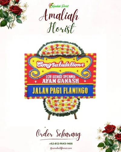Bunga Papan Congratulation di Sukadana Ham